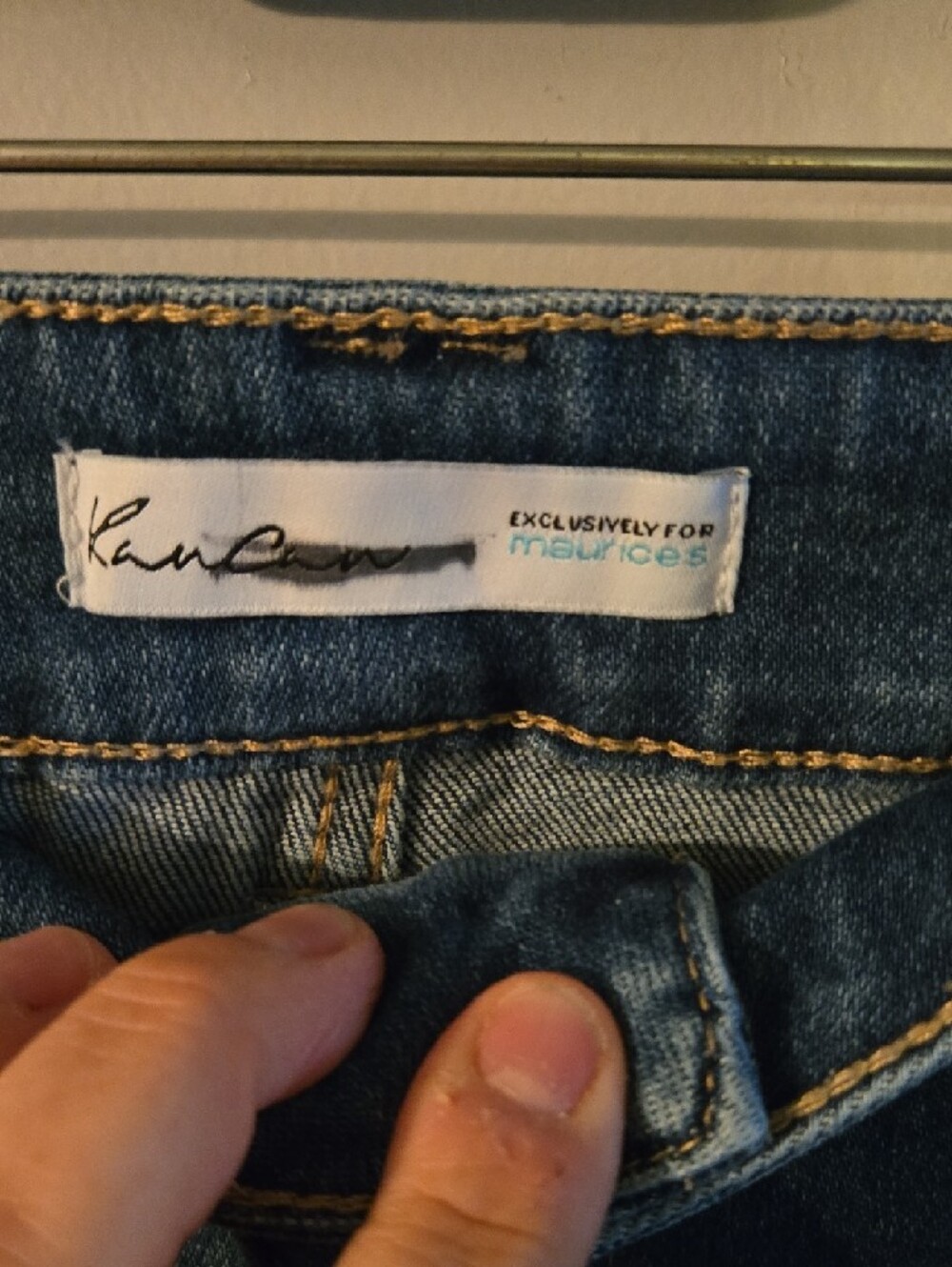 KanCan Blue Flared Crop Jeans - Picture 2 of 4